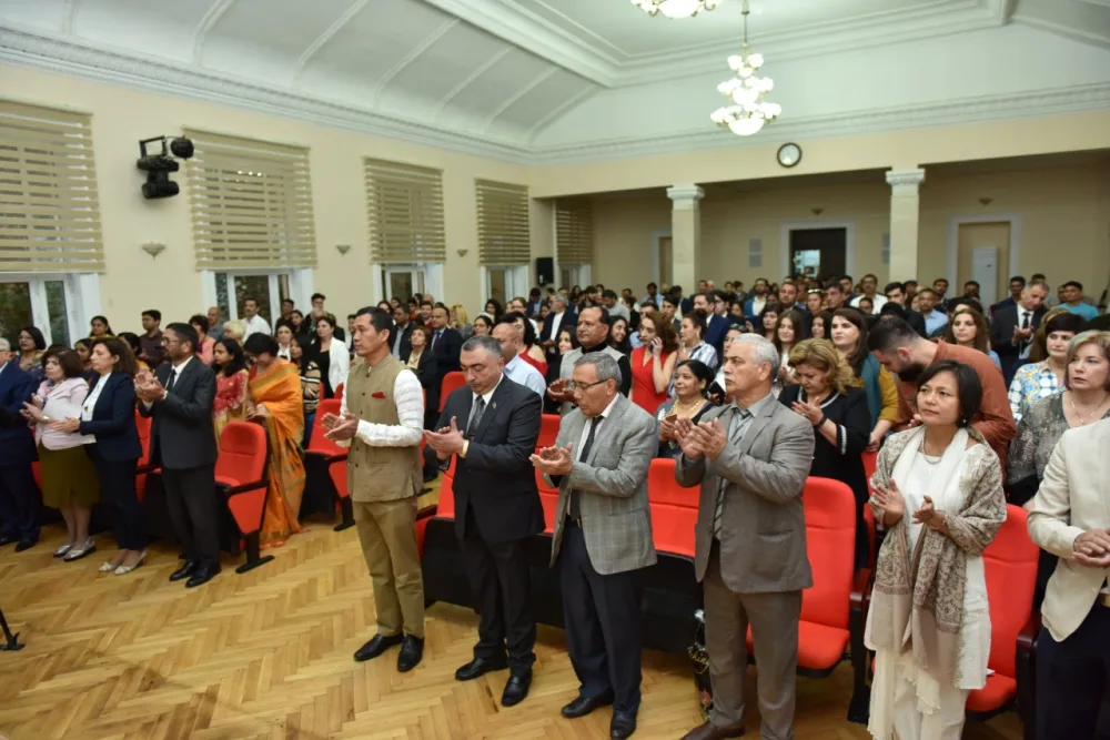 Mahatma Qandinin 150-ci ildönümü Bakıda - QEYD OLUNDU - FOTO