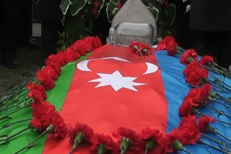 Erməni təxribatı nəticəsində həlak olan mülki şəxs DƏFN OLUNDU