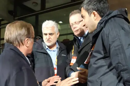 "Qarabağ"ın rəhbərindən UEFA və "Düdelanj" nümayəndəsinə - TƏLƏB- Fotolar