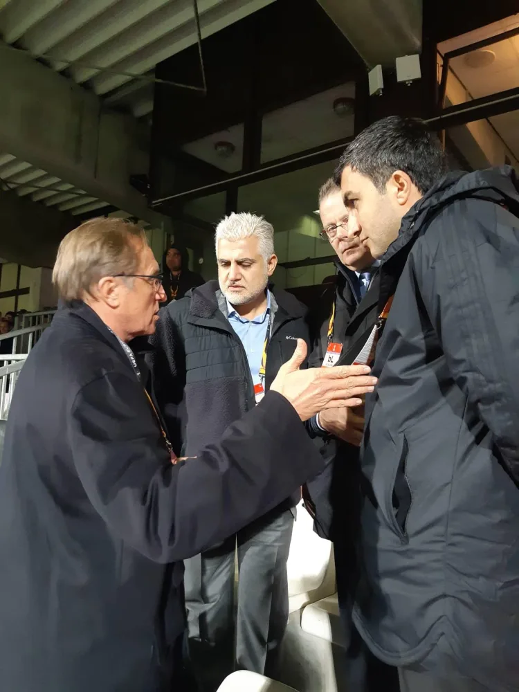 "Qarabağ"ın rəhbərindən UEFA və "Düdelanj" nümayəndəsinə - TƏLƏB- Fotolar