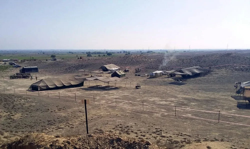 “Səhra şəraitində qidalanmanın təşkili” mövzusunda məşğələ - FOTOLAR