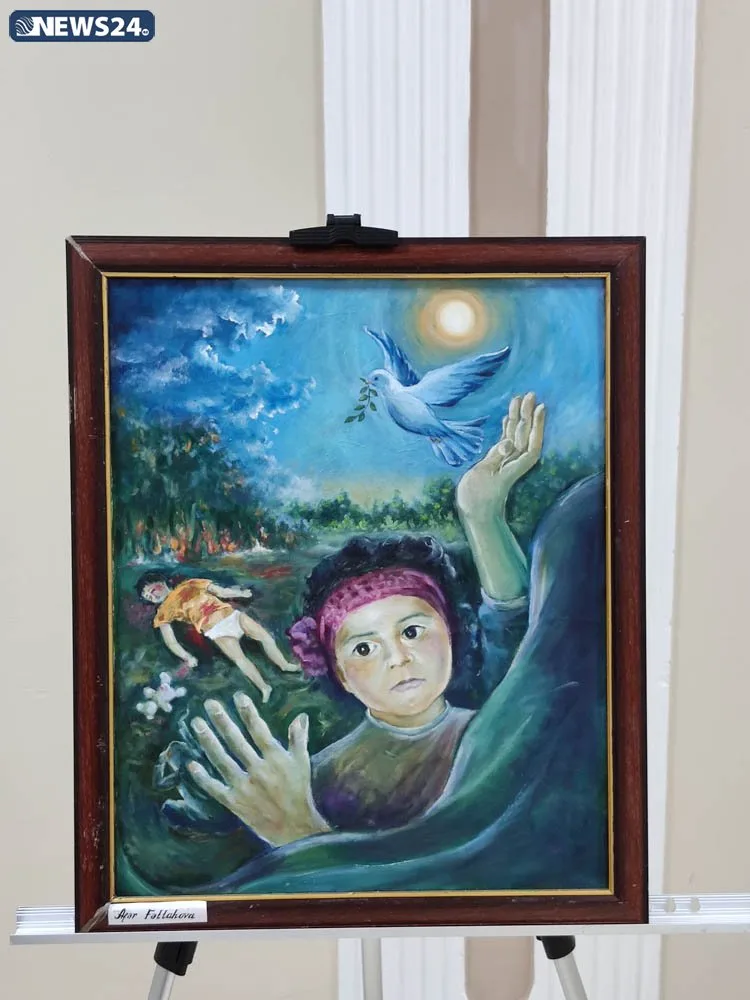 "Uşaqların xəyalında sülh, müharibələrə son" - FOTOLAR