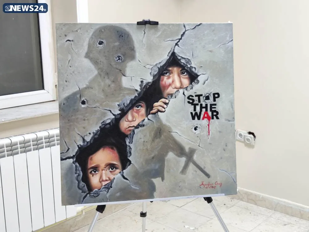 "Uşaqların xəyalında sülh, müharibələrə son" - FOTOLAR