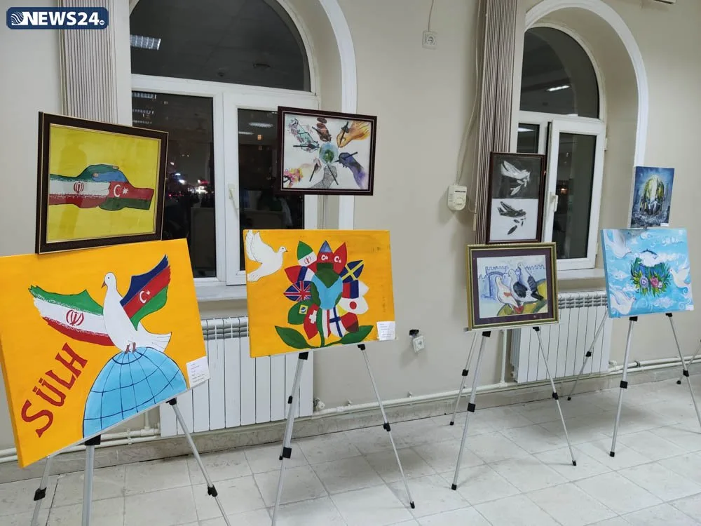 "Uşaqların xəyalında sülh, müharibələrə son" - FOTOLAR