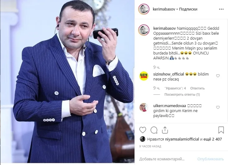 "Get hoppan..." Kərim Abasov Aşıq Namiqə - YANDIQ VERDİ