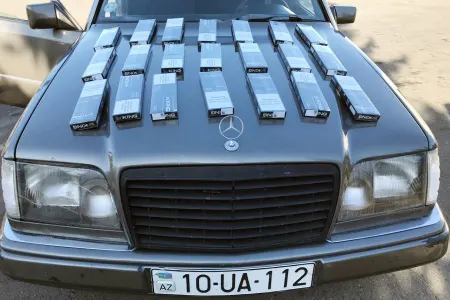 Ölkəyə qaçaqmalçılıq yolu ilə 7200 ədəd siqaret - KEÇİRMƏK İSTƏDİ