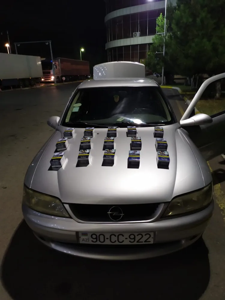 Ölkəyə qaçaqmalçılıq yolu ilə 7200 ədəd siqaret - KEÇİRMƏK İSTƏDİ