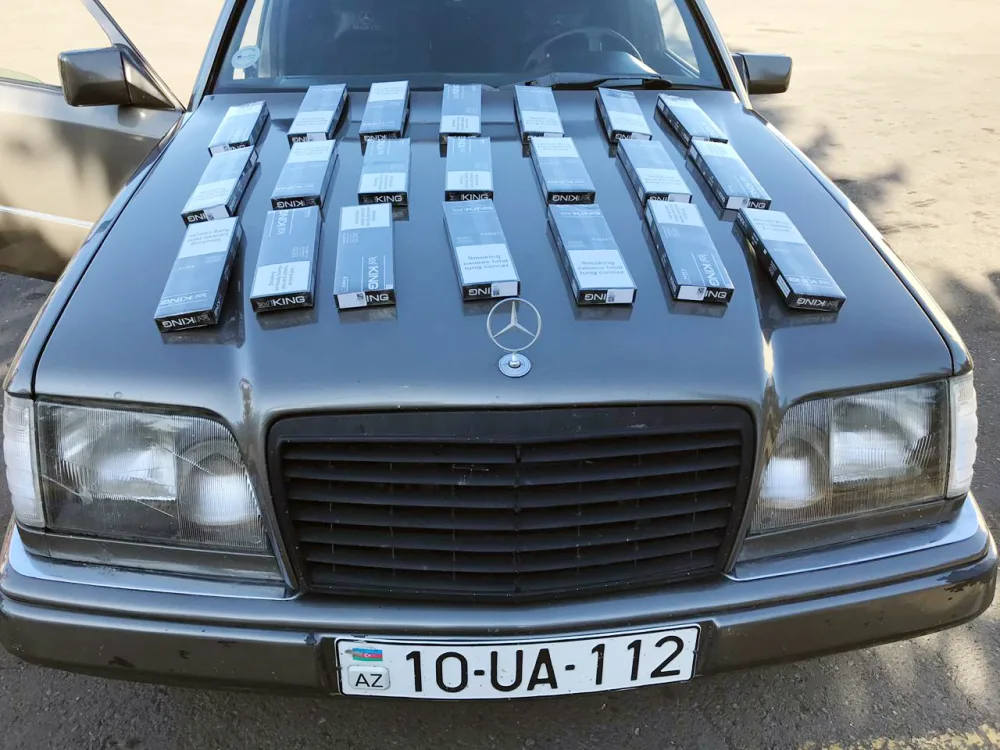 Ölkəyə qaçaqmalçılıq yolu ilə 7200 ədəd siqaret - KEÇİRMƏK İSTƏDİ