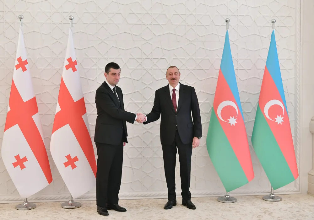 Prezident İlham Əliyev Gürcüstanın Baş Nazirini - QƏBUL ETDİ - FOTO - YENİLƏNİB