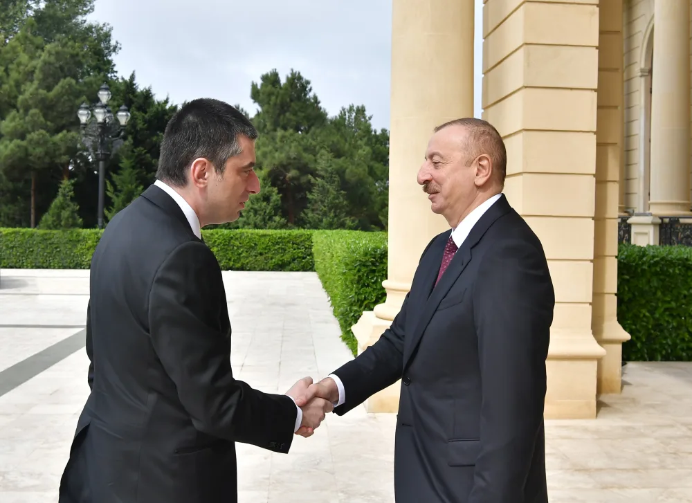 Prezident İlham Əliyev Gürcüstanın Baş Nazirini - QƏBUL ETDİ - FOTO - YENİLƏNİB