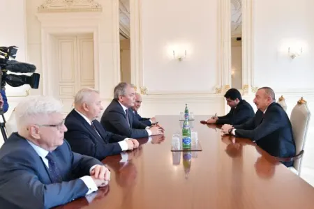 Prezident İlham Əliyev Rusiya nümayəndə heyətini qəbul edib - -YENILƏNDİ