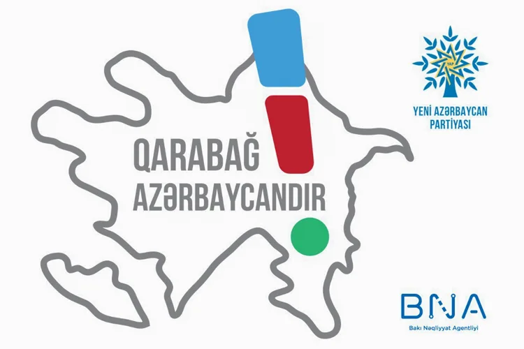 İlham Əliyevin “Qarabağ Azərbaycandır!” mesajı - BAKININ HƏR YERİNDƏ - FOTOLAR