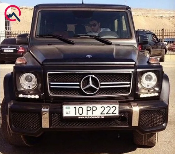10-PP-222 qeydiyyat nişanlı - "Mercedes Gelandewagen" belə yandı