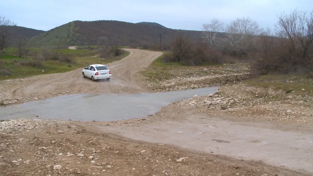 Şabranda 25 kilometr yol - YENİDƏN QURULUR - FOTO
