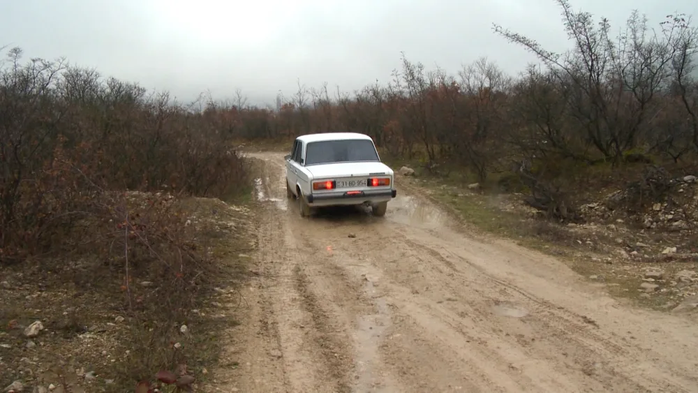 Şabranda 25 kilometr yol - YENİDƏN QURULUR - FOTO
