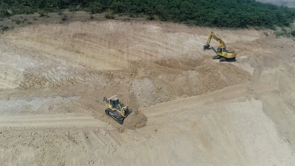 Şabranda 25 kilometr yol - YENİDƏN QURULUR - FOTO