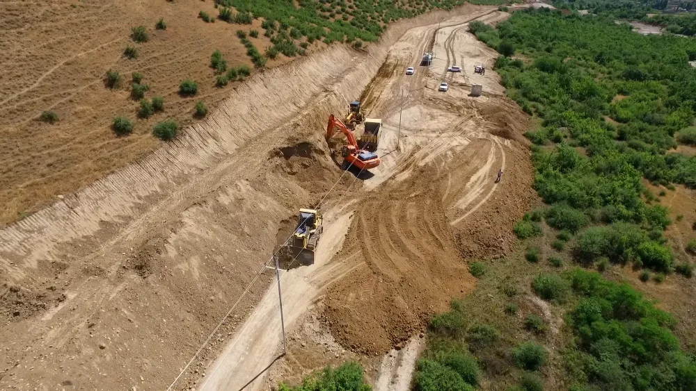 Şabranda 25 kilometr yol - YENİDƏN QURULUR - FOTO