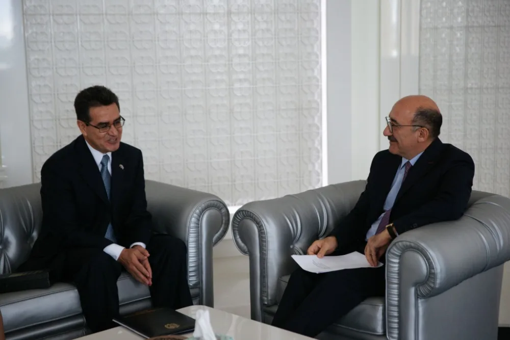 Mədəniyyət naziri Kolumbiyanın ölkəmizdəki səfiri ilə - GÖRÜŞDÜ - FOTO