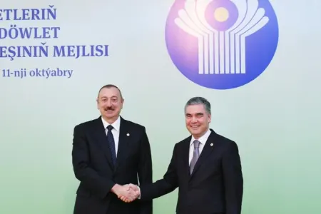 Azərbaycan və Türkmənistan prezidentləri görüşdü - FOTOLAR
