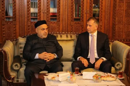Şeyx Gürcüstan səfiri ilə Keşikçidağ məsələsini - MÜZAKİRƏ ETDİ