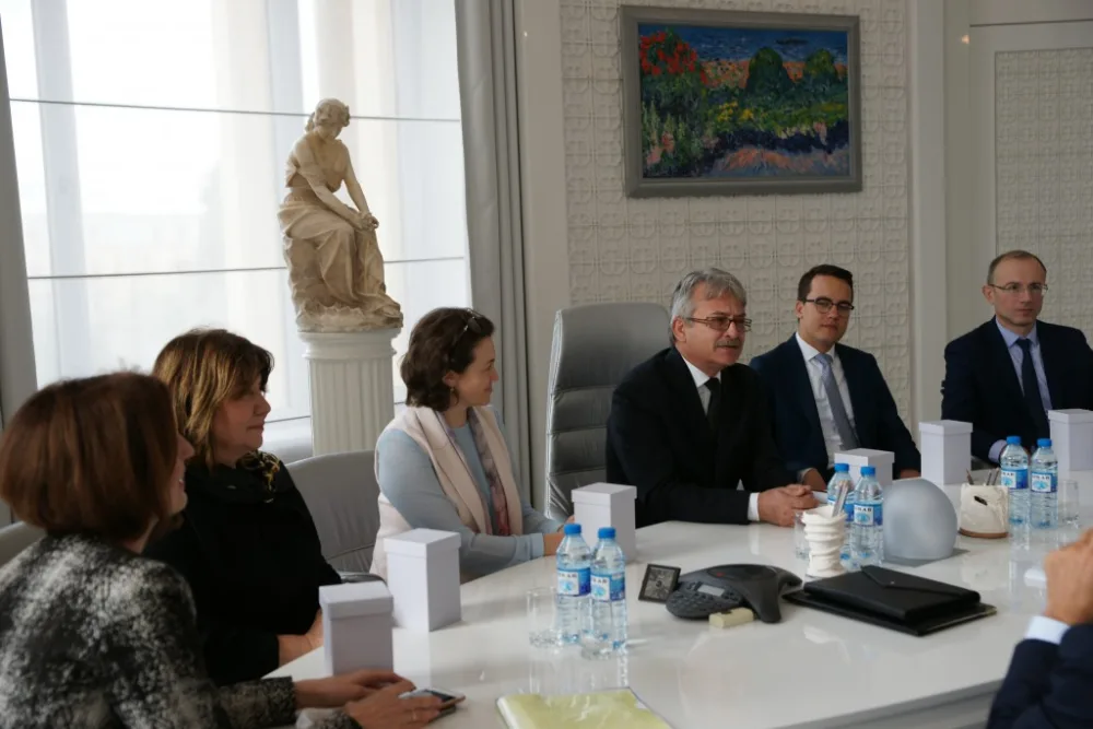 Mədəniyyət naziri Rusiya nümayəndə heyəti ilə - GÖRÜŞDÜ - FOTO