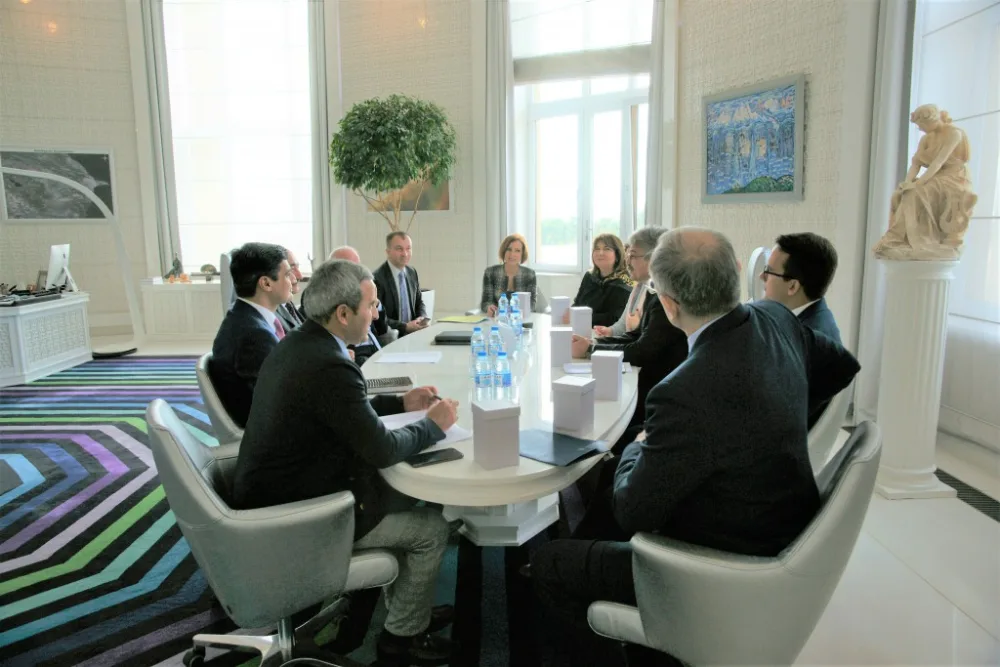 Mədəniyyət naziri Rusiya nümayəndə heyəti ilə - GÖRÜŞDÜ - FOTO