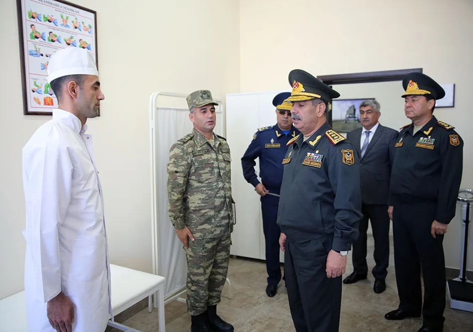 Müdafiə naziri yeni RLS-in idarəetmə məntəqəsinin - AÇILIŞINDA - FOTO