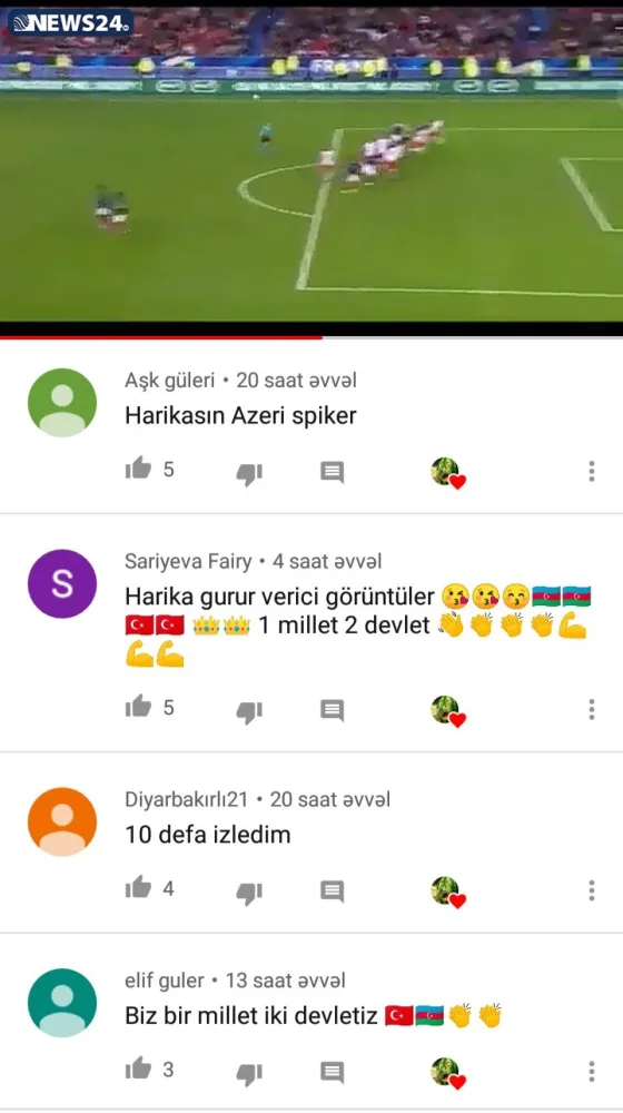"Azerbaycanlı spiker çıldırdı" - Həmyerlimizin sevinci Türkiyədə trend oldu - Video