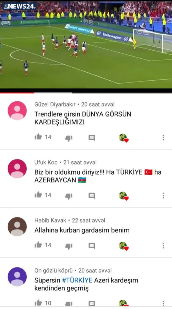 "Azerbaycanlı spiker çıldırdı" - Həmyerlimizin sevinci Türkiyədə trend oldu - Video