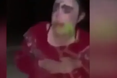 Qadın paltarı geyinib qaçmaq istəyən terrorçu - BELƏ ƏLƏ KEÇDİ - VİDEO