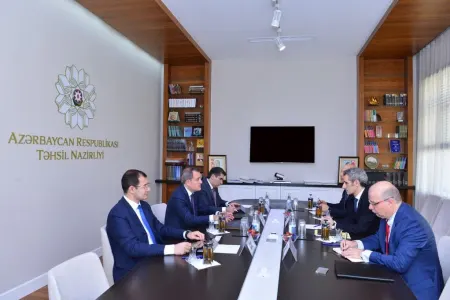 Fransa səfiri Ceyhun Bayramovla - GÖRÜŞDÜ - FOTO