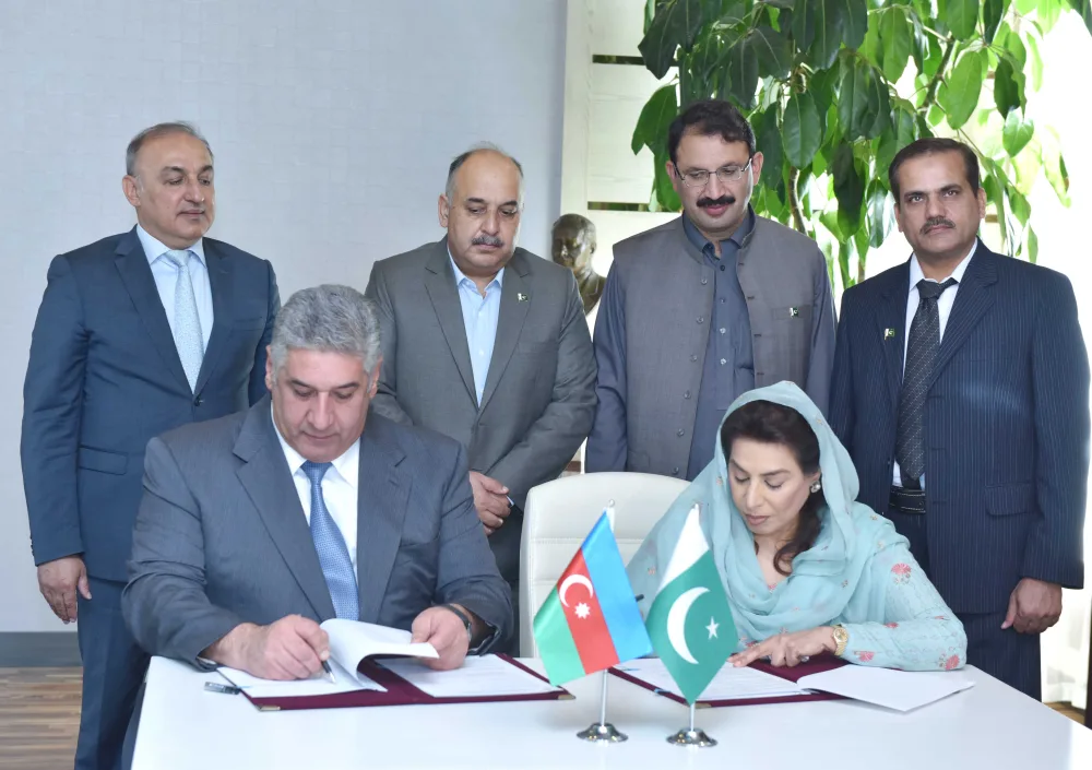 Azərbaycanla Pakistan arasında - MEMORANDUM İMZALANDI - FOTO