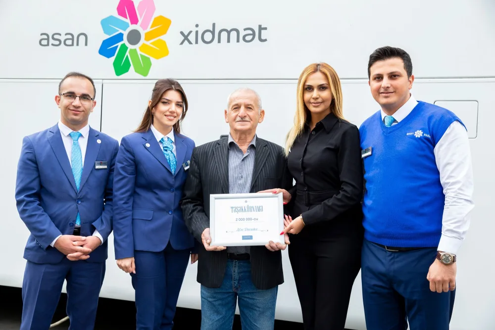 Səyyar ASAN xidmətə 2 milyonuncu - MÜRACİƏT
