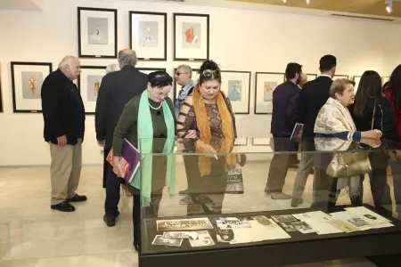 Xalq rəssamı Bədurə Əfqanlının - SƏRGİSİ AÇILIB - FOTOLAR