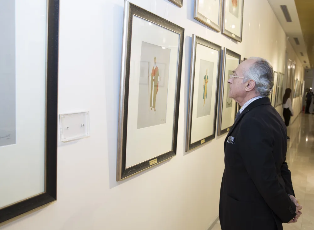 Xalq rəssamı Bədurə Əfqanlının - SƏRGİSİ AÇILIB - FOTOLAR