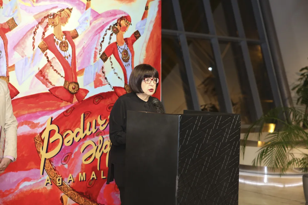 Xalq rəssamı Bədurə Əfqanlının - SƏRGİSİ AÇILIB - FOTOLAR