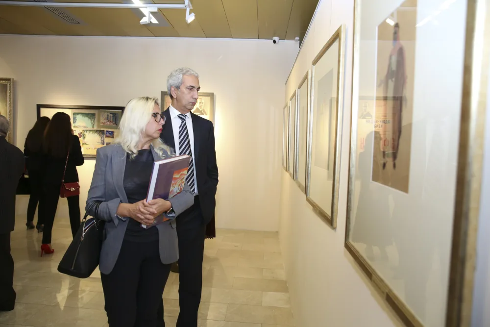 Xalq rəssamı Bədurə Əfqanlının - SƏRGİSİ AÇILIB - FOTOLAR