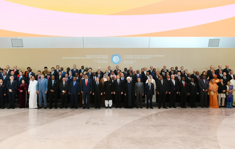 Bakıda Qoşulmama Hərəkatının XVIII Zirvə Görüşü - İŞƏ BAŞLAYIB - FOTOLAR - YENİLƏNİB