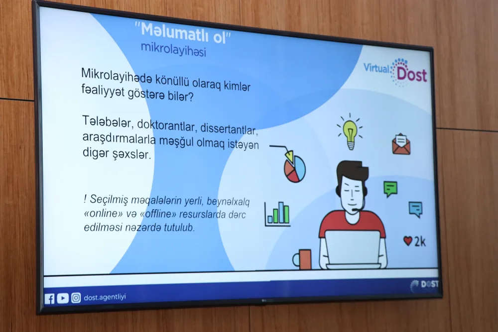 Azərbaycanda ilk dəfə onlayn könüllülük fəaliyyəti - başladı