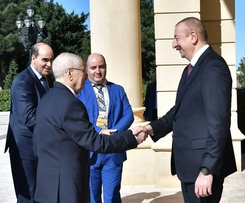 Azərbaycan və Əlcəzair prezidentləri görüşdü - FOTO