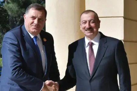 İlham Əliyev Milorad Dodik ilə - GÖRÜŞDÜ