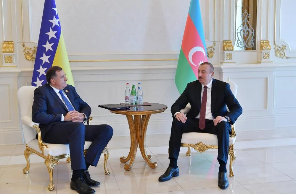 İlham Əliyev Milorad Dodik ilə - GÖRÜŞDÜ