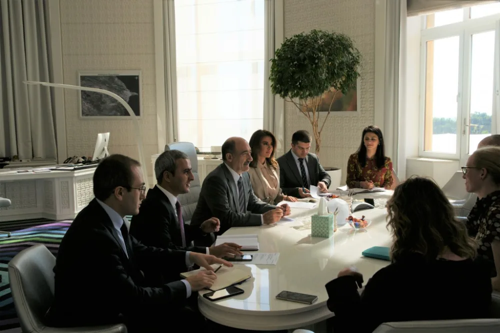 Mədəniyyət naziri “Crafting Futures” proqramının nümayəndələri ilə - GÖRÜŞDÜ - FOTO