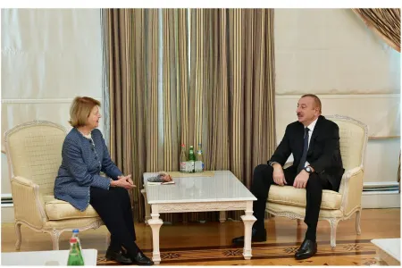 İlham Əliyev Baronessa Emma Nikolsonu qəbul etdi - FOTO -YENİLƏNDİ