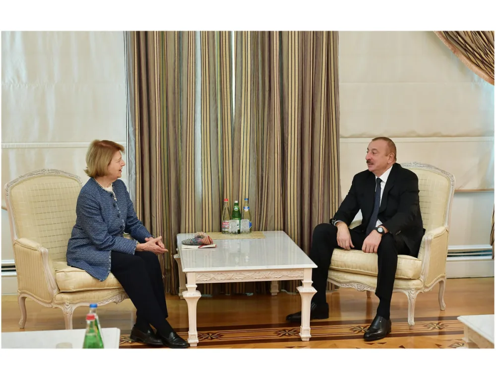 İlham Əliyev Baronessa Emma Nikolsonu qəbul etdi - FOTO -YENİLƏNDİ