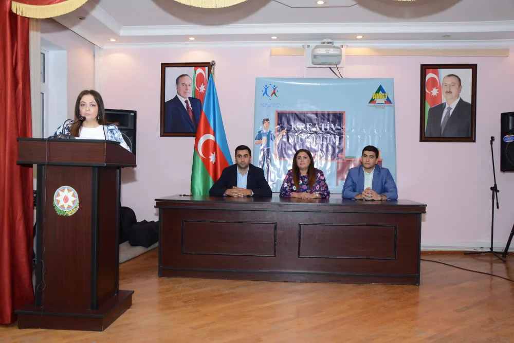 "Kreativ müəllim" layihəsi çərçivəsində tədbir keçirilib - FOTO
