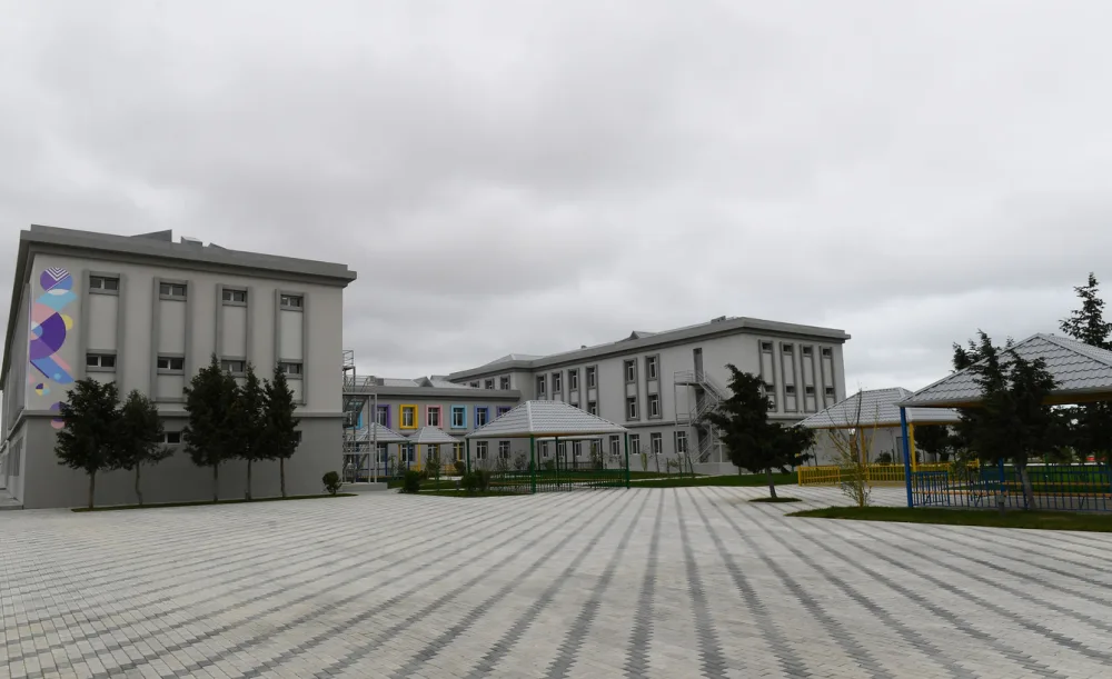 Mehriban Əliyeva Pirşağıdakı 10 saylı internat məktəbində - FOTOLAR