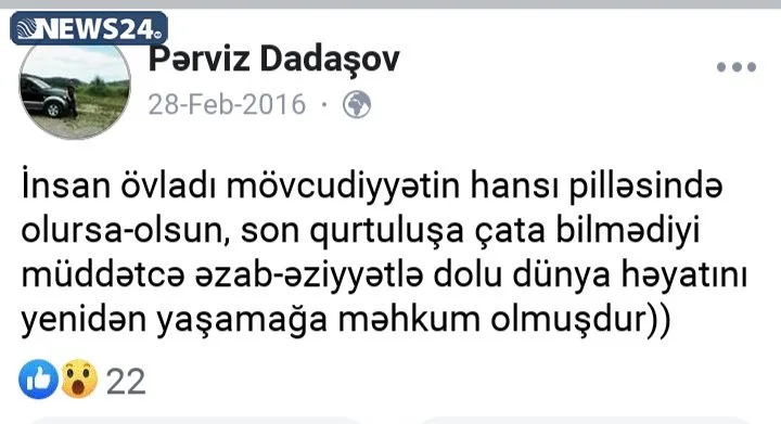 Faciə! Polşada vəfat edən tələbəmizin son paylaşımları - ürək dağladı -FOTOLAR
