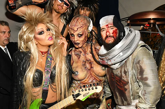 Məşhur model "Halloween"ə - DAMĞA VURDU - ŞOK FOTO