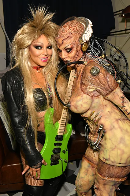 Məşhur model "Halloween"ə - DAMĞA VURDU - ŞOK FOTO